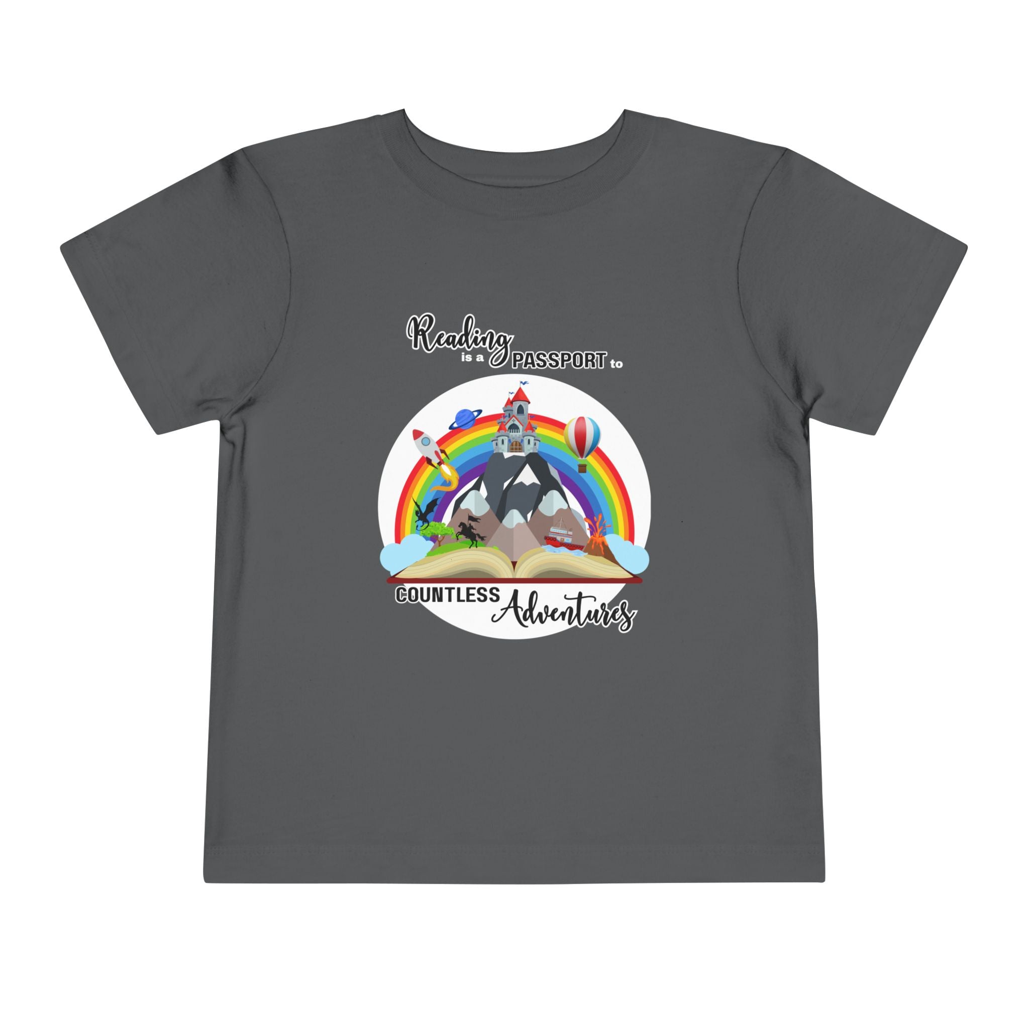 Toddler "Reading is a Passport" Short Sleeve Tee