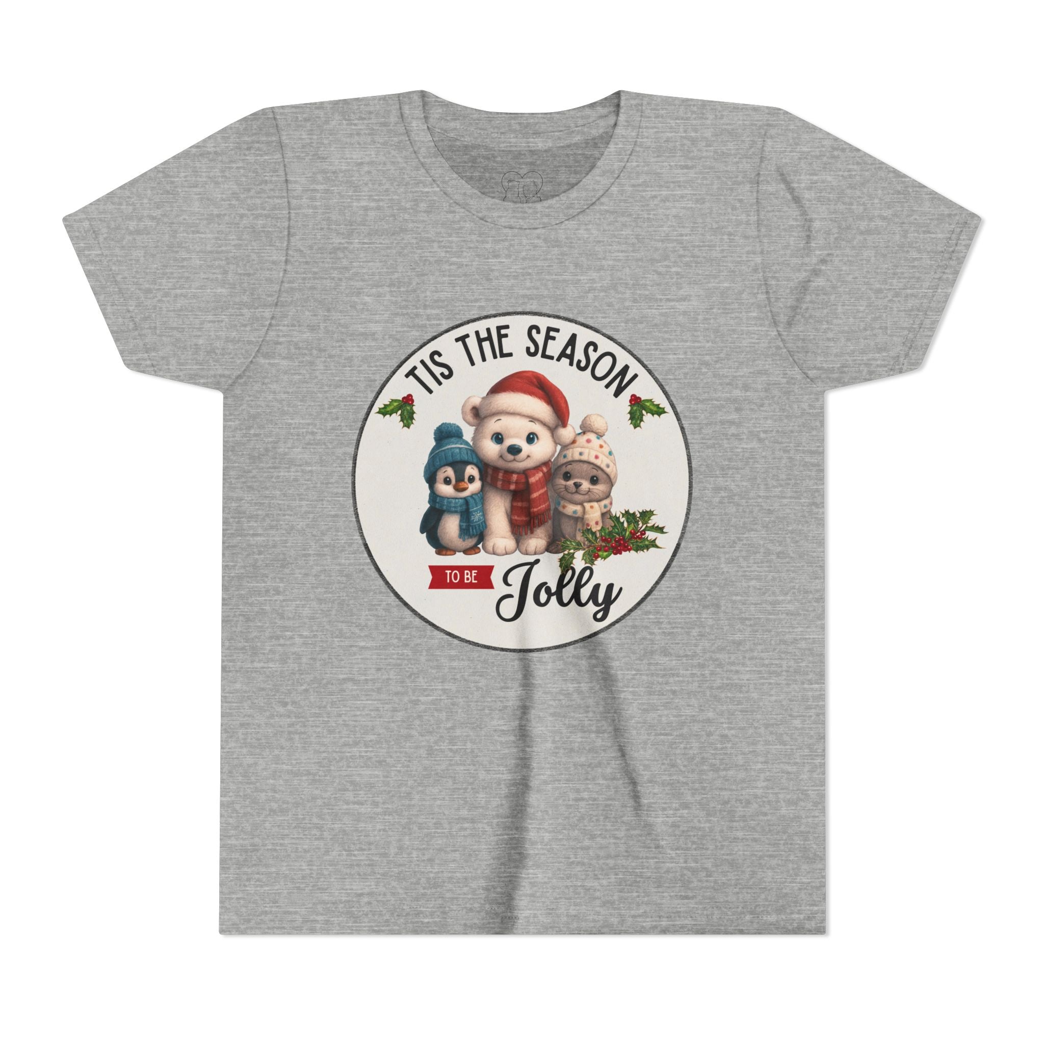 "Tis The Season to be Jolly" Kids Short Sleeve Tee