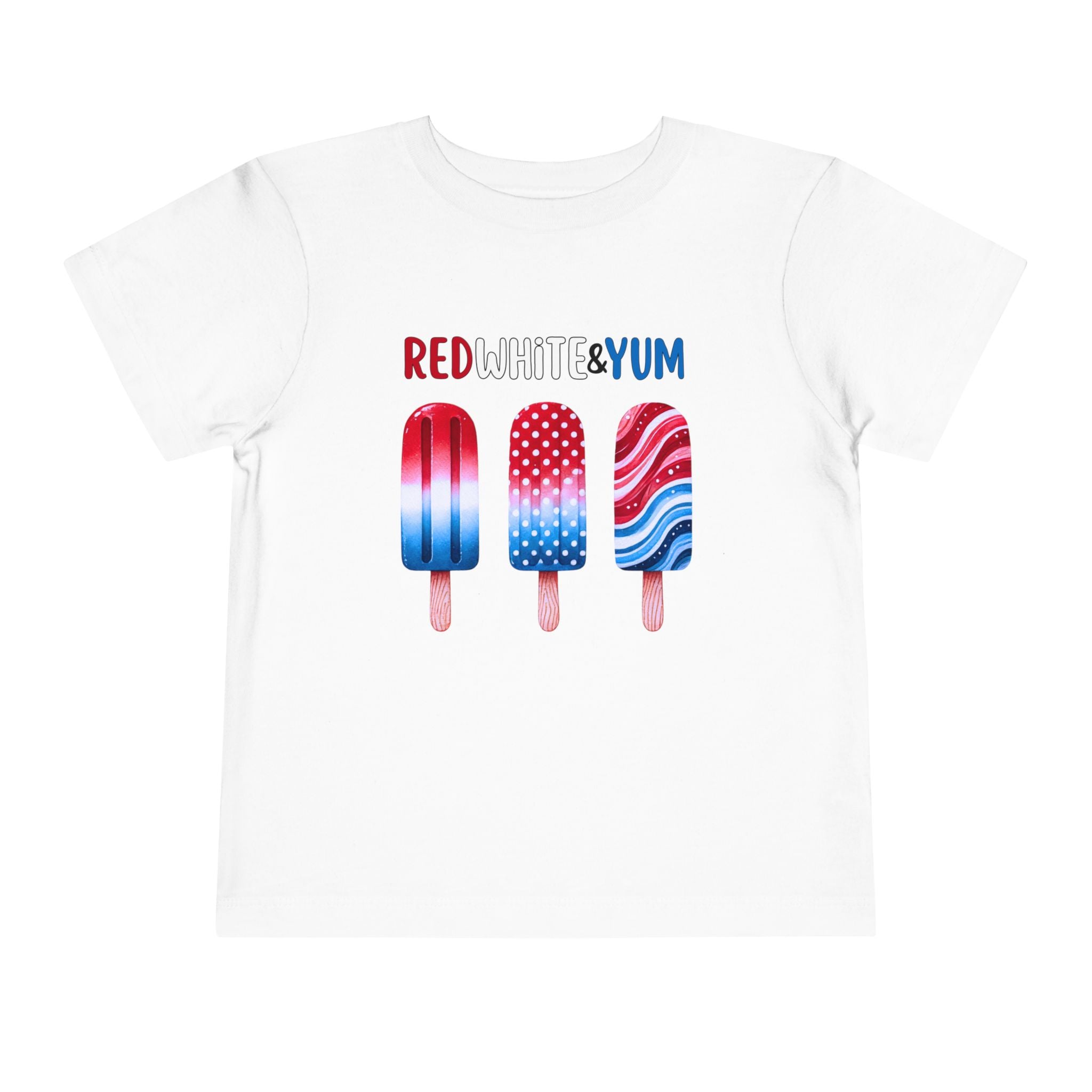 Toddler "Red White & Yum" Short Sleeve Tee