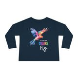 Toddler "True Colors" Long Sleeve Tee