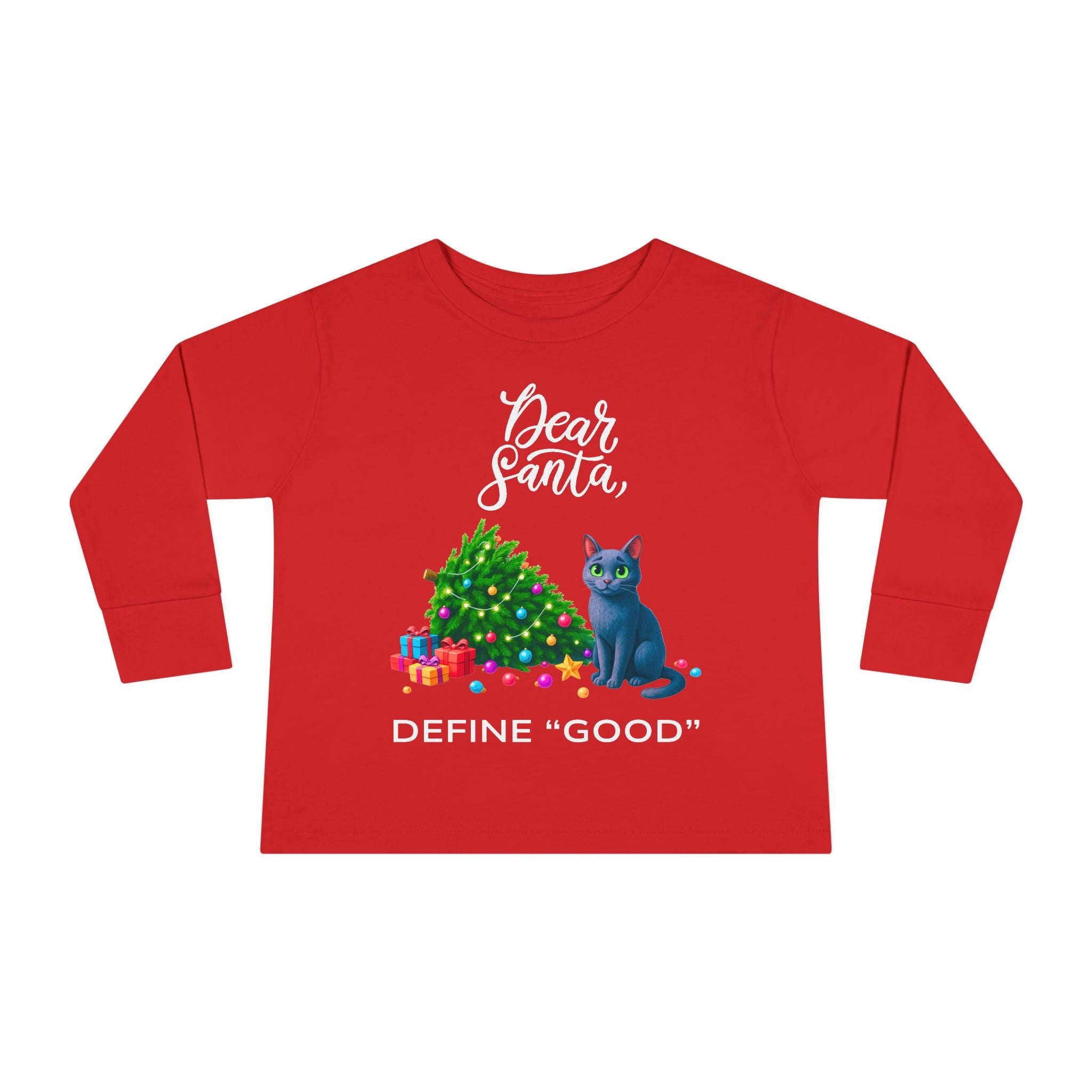 "Dear Santa" Toddler Long Sleeve Tee
