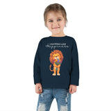 Toddler "Flowers are Happiness" LEO Long Sleeve Tee