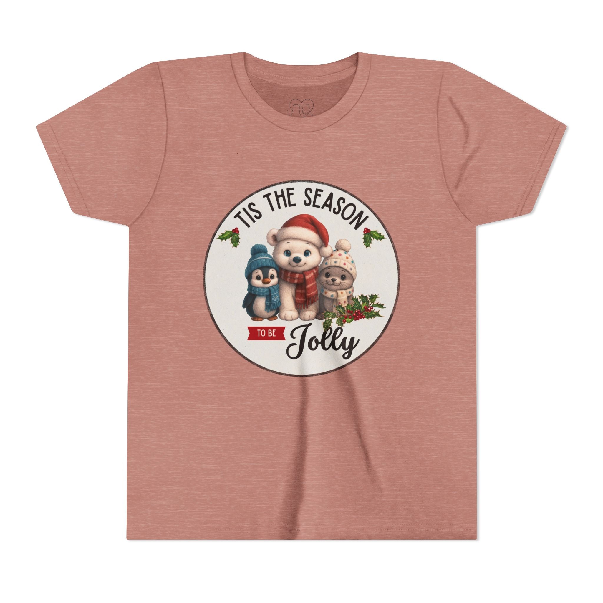 "Tis The Season to be Jolly" Kids Short Sleeve Tee