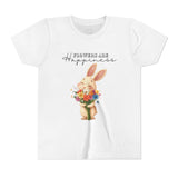 Kids "Flowers are Happiness" VALENTINA Short Sleeve Tee