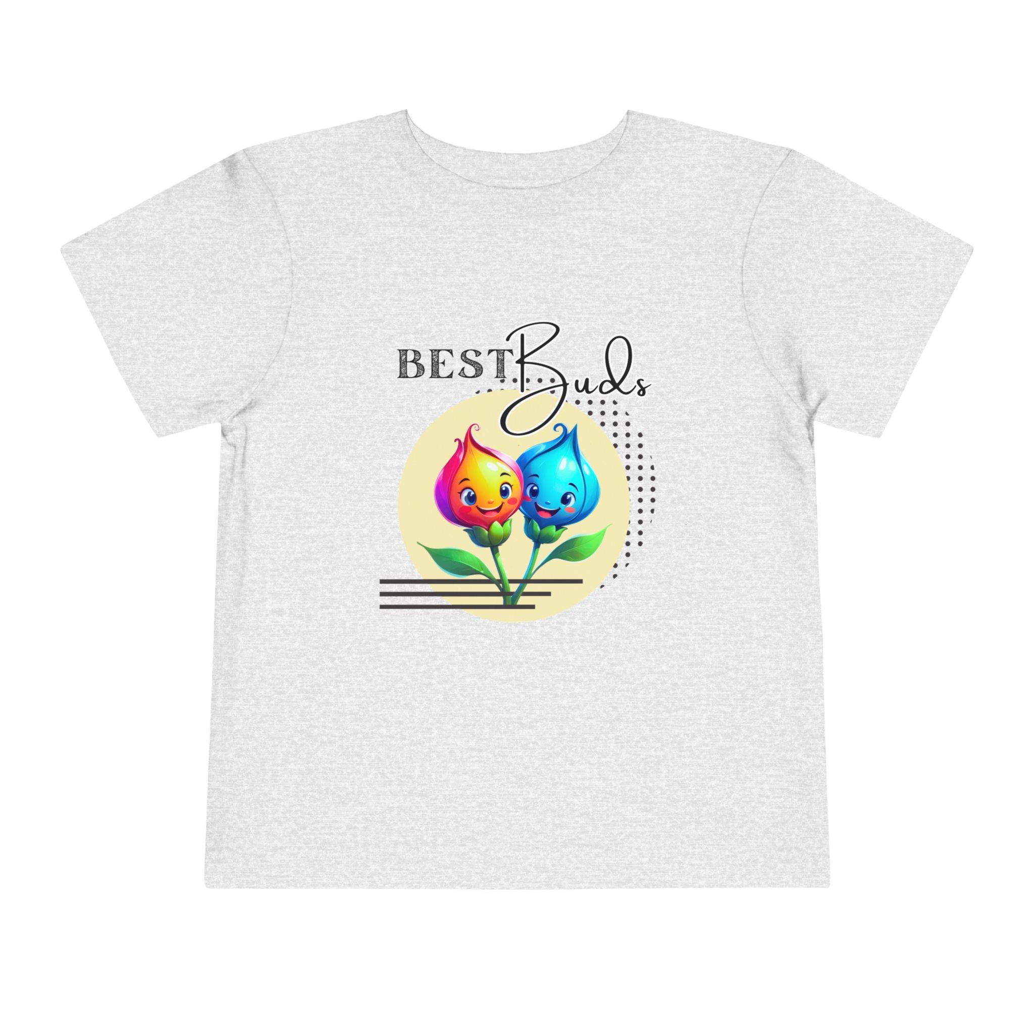 Toddler "Best Buds" Deco Yellow Short Sleeve Tee
