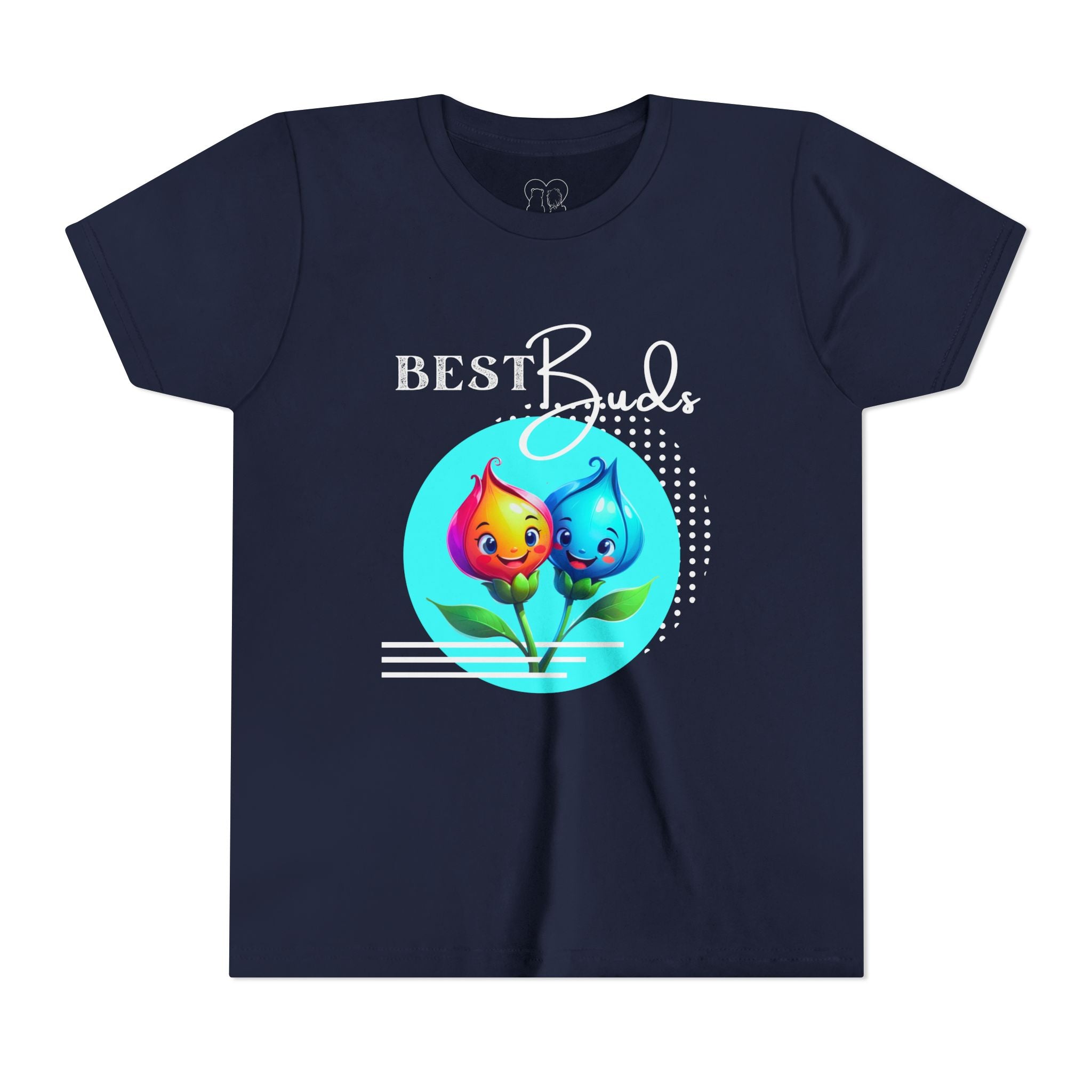 Kids "Best Buds" Deco Teal Short Sleeve Tee