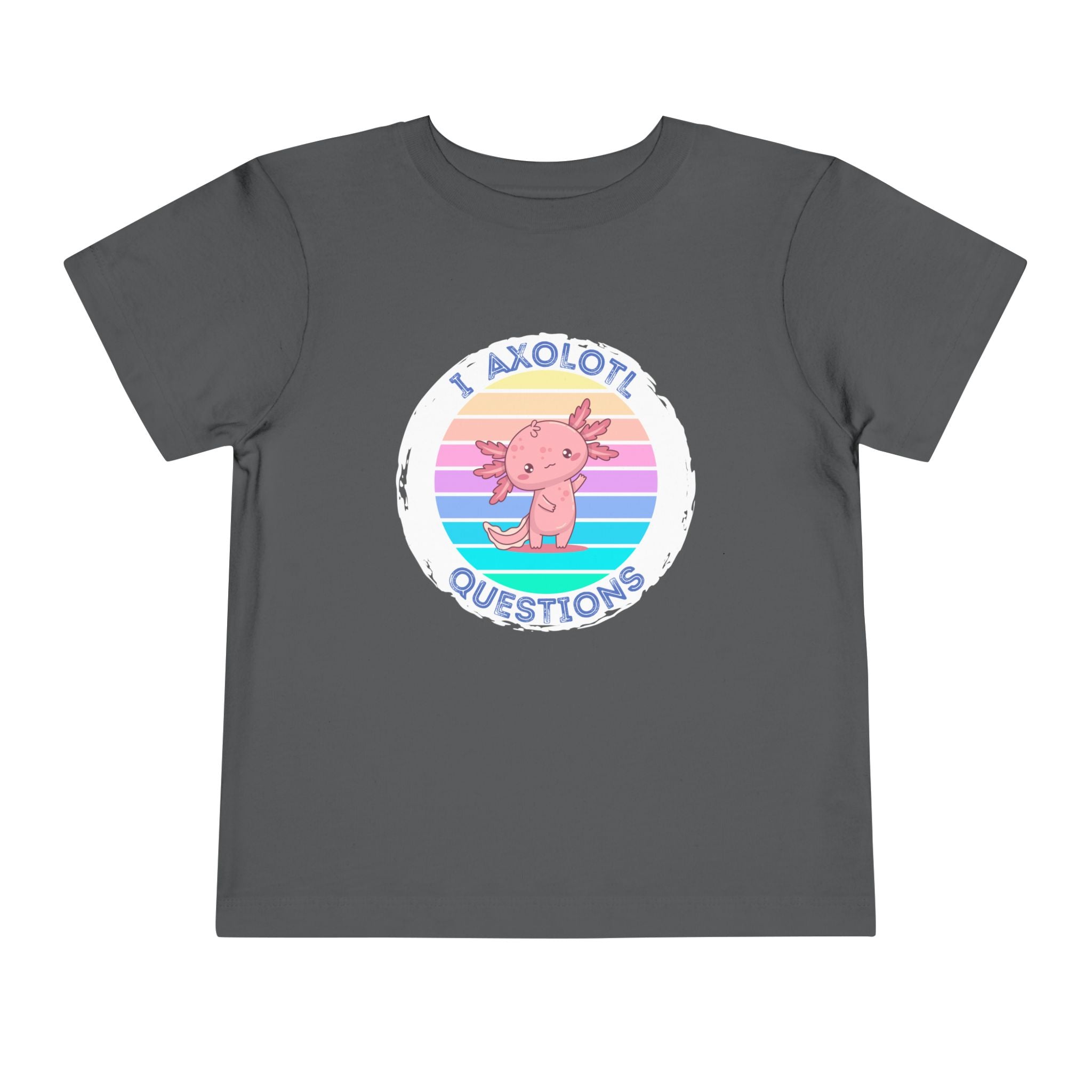 "Axolotl Questions" Toddler Short Sleeve Tee