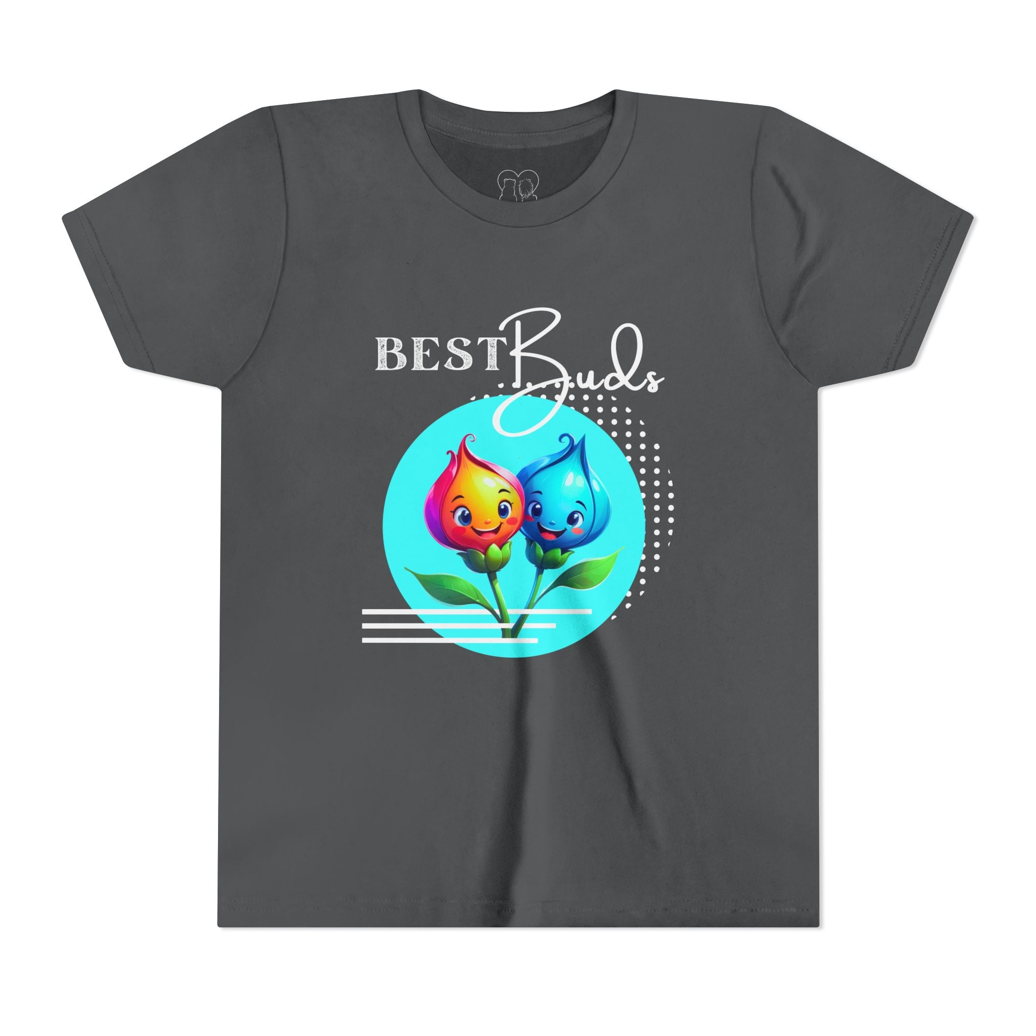 Kids "Best Buds" Deco Teal Short Sleeve Tee