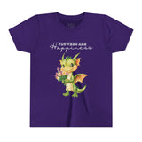 Kids "Flowers are Happiness" DRAGO Short Sleeve Tee