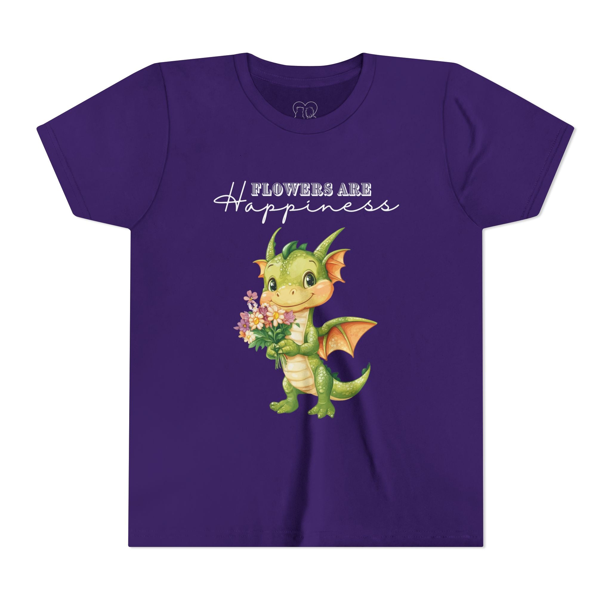 Kids "Flowers are Happiness" DRAGO Short Sleeve Tee