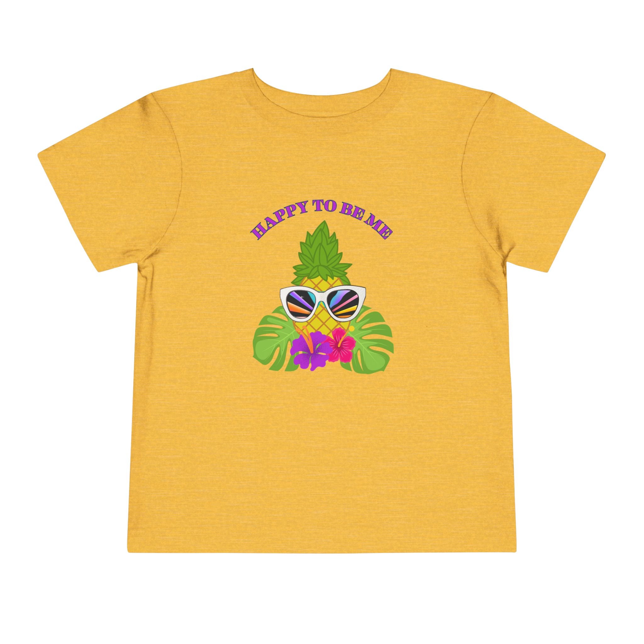Toddler "Happy To Be Me" Short Sleeve Tee