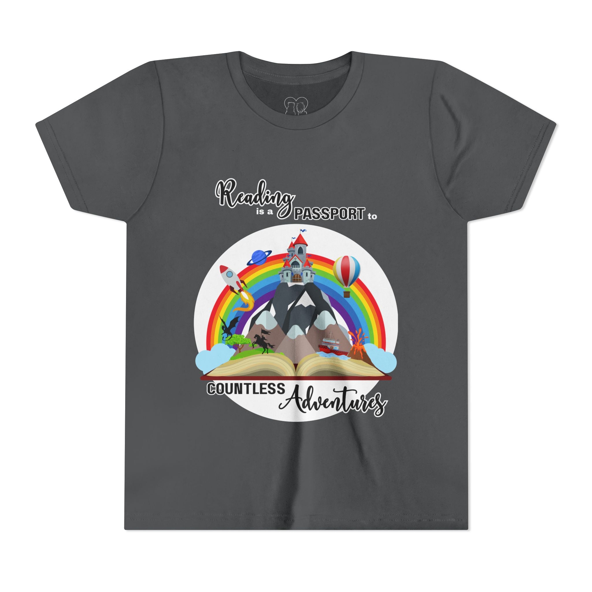 Kids "Reading is a Passport" Short Sleeve Tee