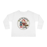 "Tis The Season to be Jolly" Toddler Long Sleeve Shirt