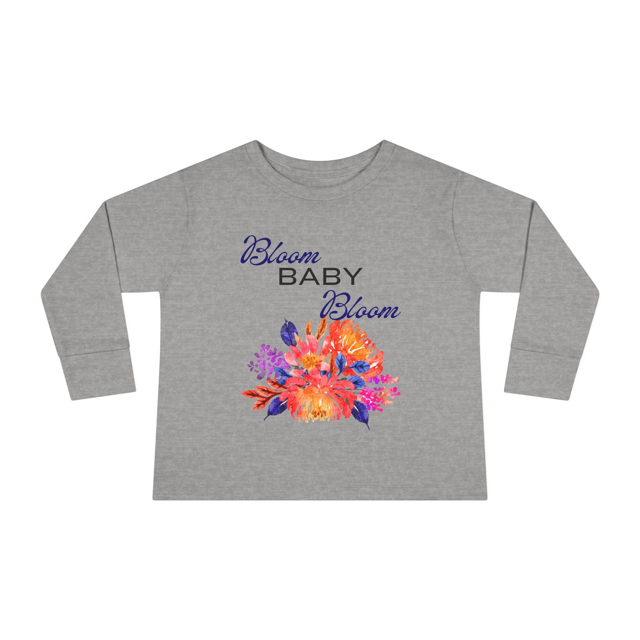 Toddler "Bloom Baby" Spring Floral Long Sleeve Tee