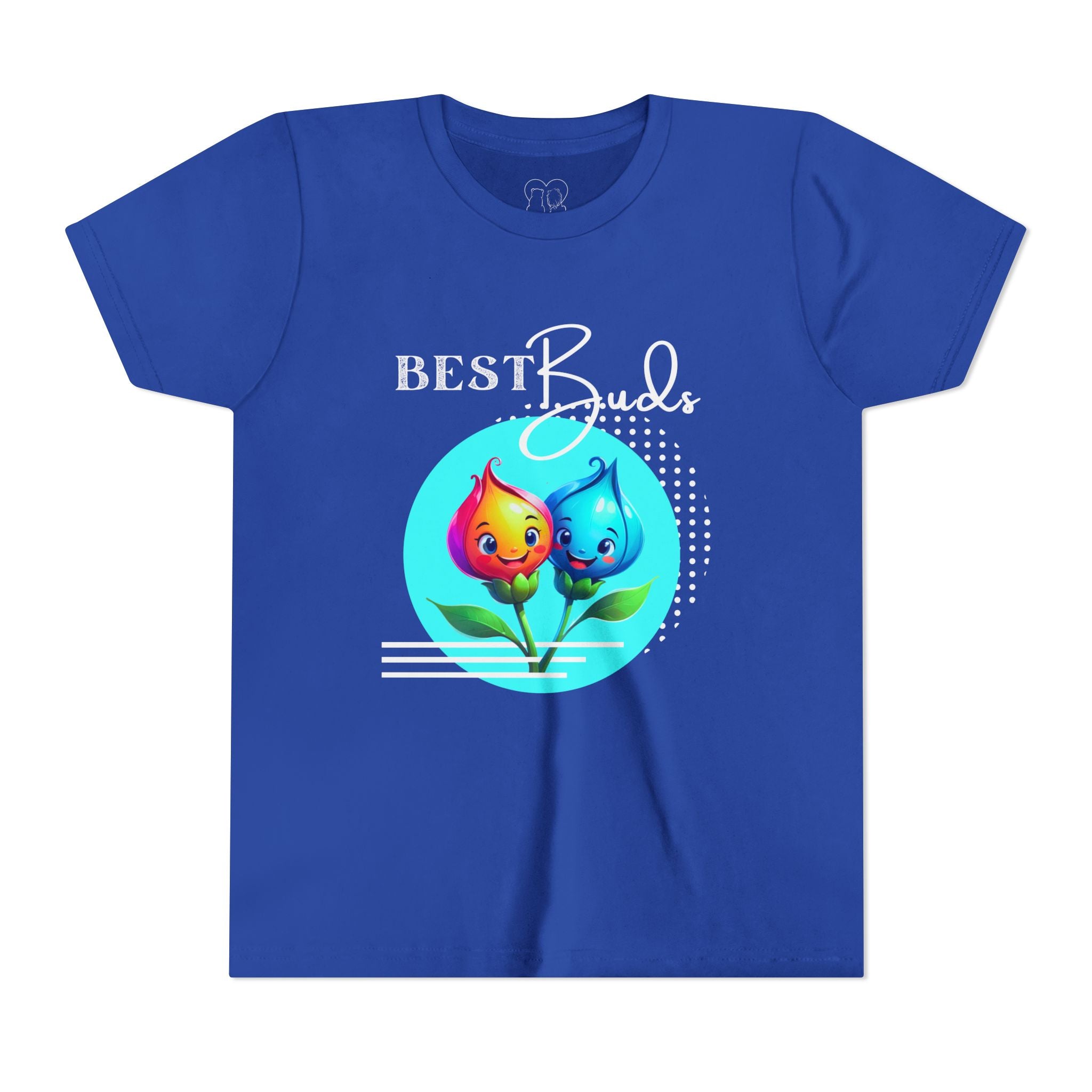 Kids "Best Buds" Deco Teal Short Sleeve Tee