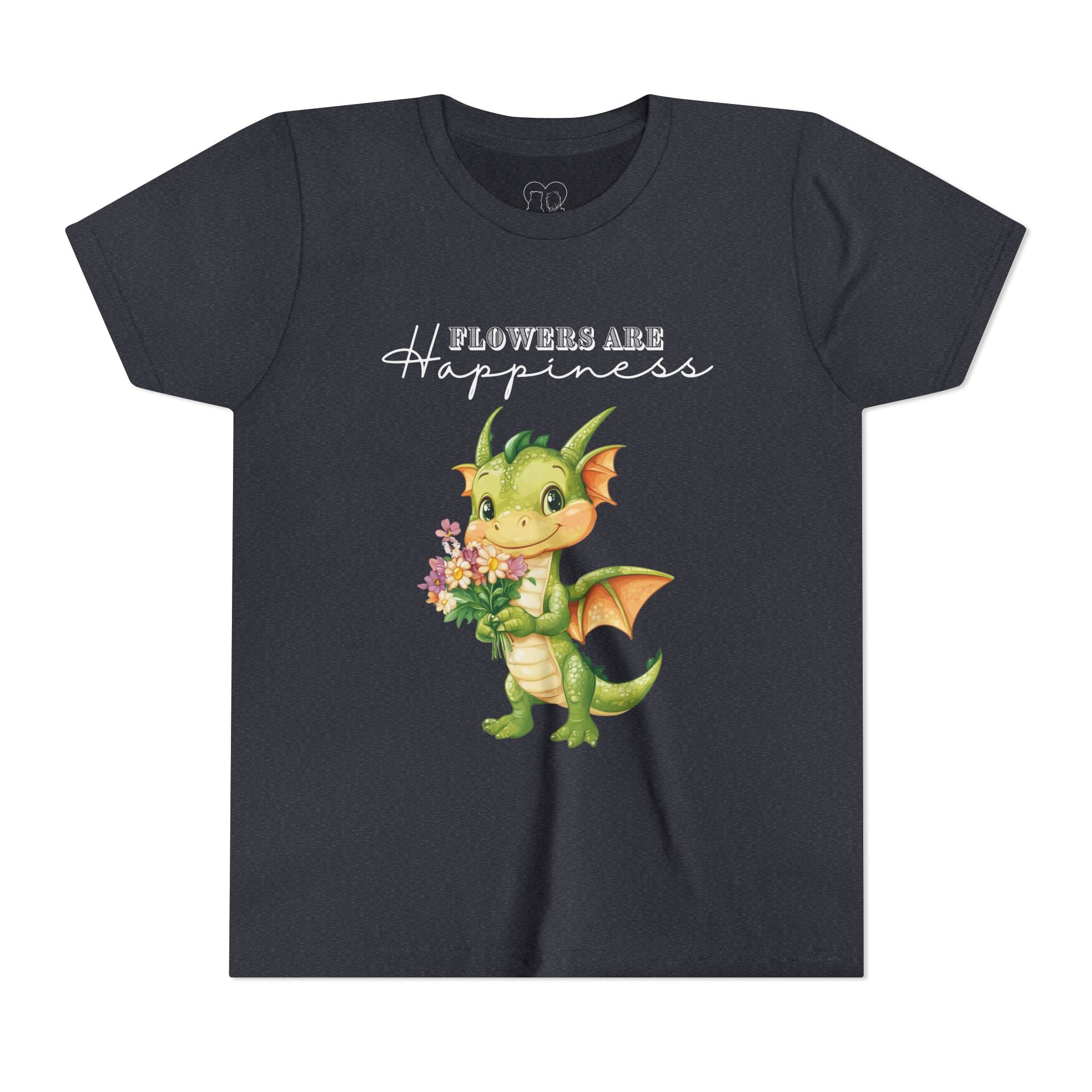 Kids "Flowers are Happiness" DRAGO Short Sleeve Tee