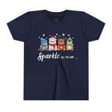 "Sparkle all the Way" Kids Short Sleeve Tee