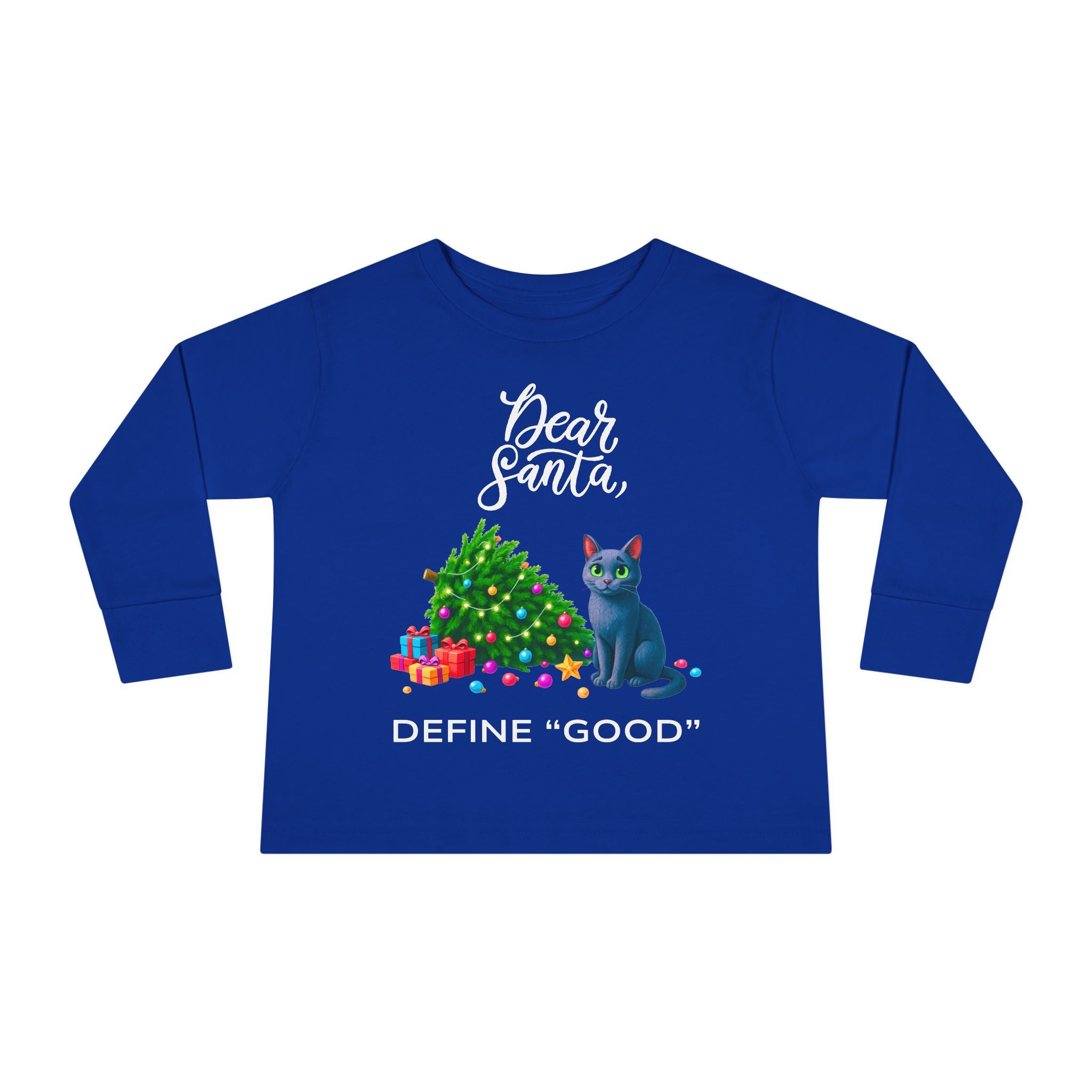"Dear Santa" Toddler Long Sleeve Tee