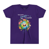 Kids "The Earth Laughs in Flowers" Unisex Short Sleeve Tee