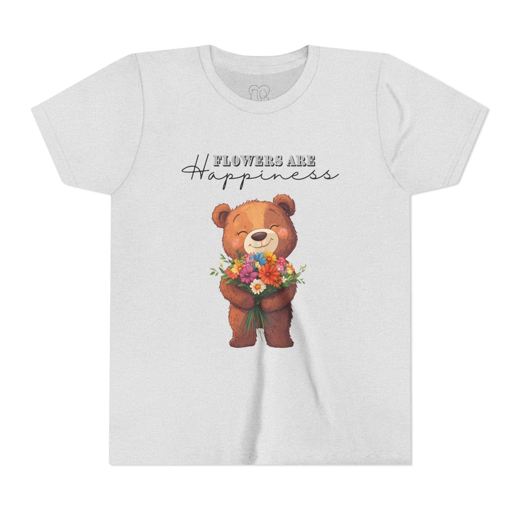 Kids "Flowers are Happiness" URSA Short Sleeve Tee