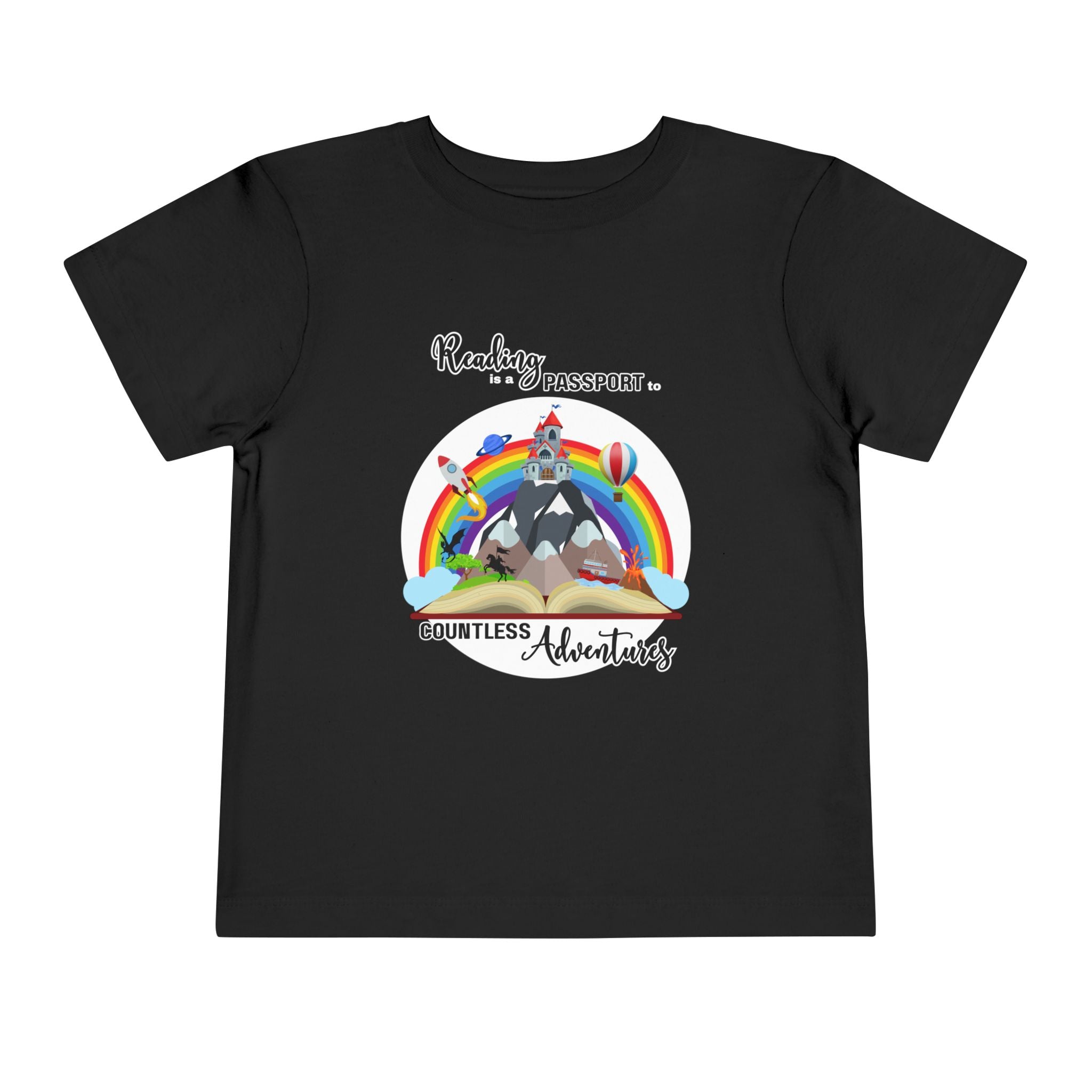 Toddler "Reading is a Passport" Short Sleeve Tee