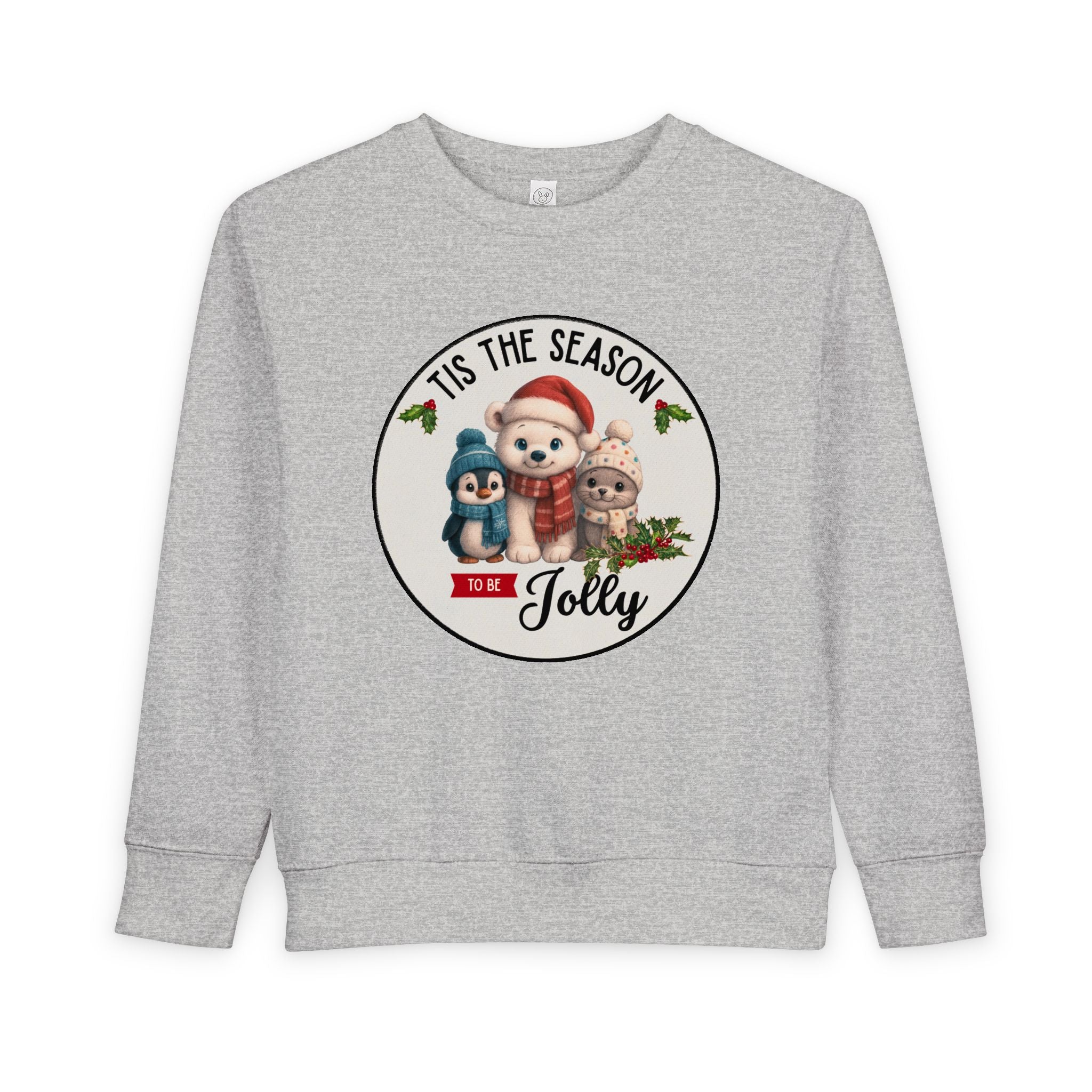 "Tis The Season to be Jolly" Toddler Cozy Sweatshirt