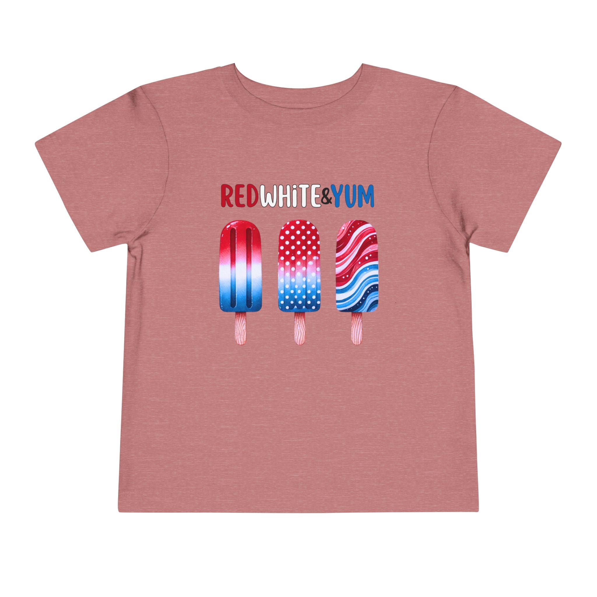 Toddler "Red White & Yum" Short Sleeve Tee