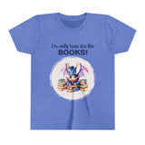 Kids "Here for the Books" Short Sleeve Tee