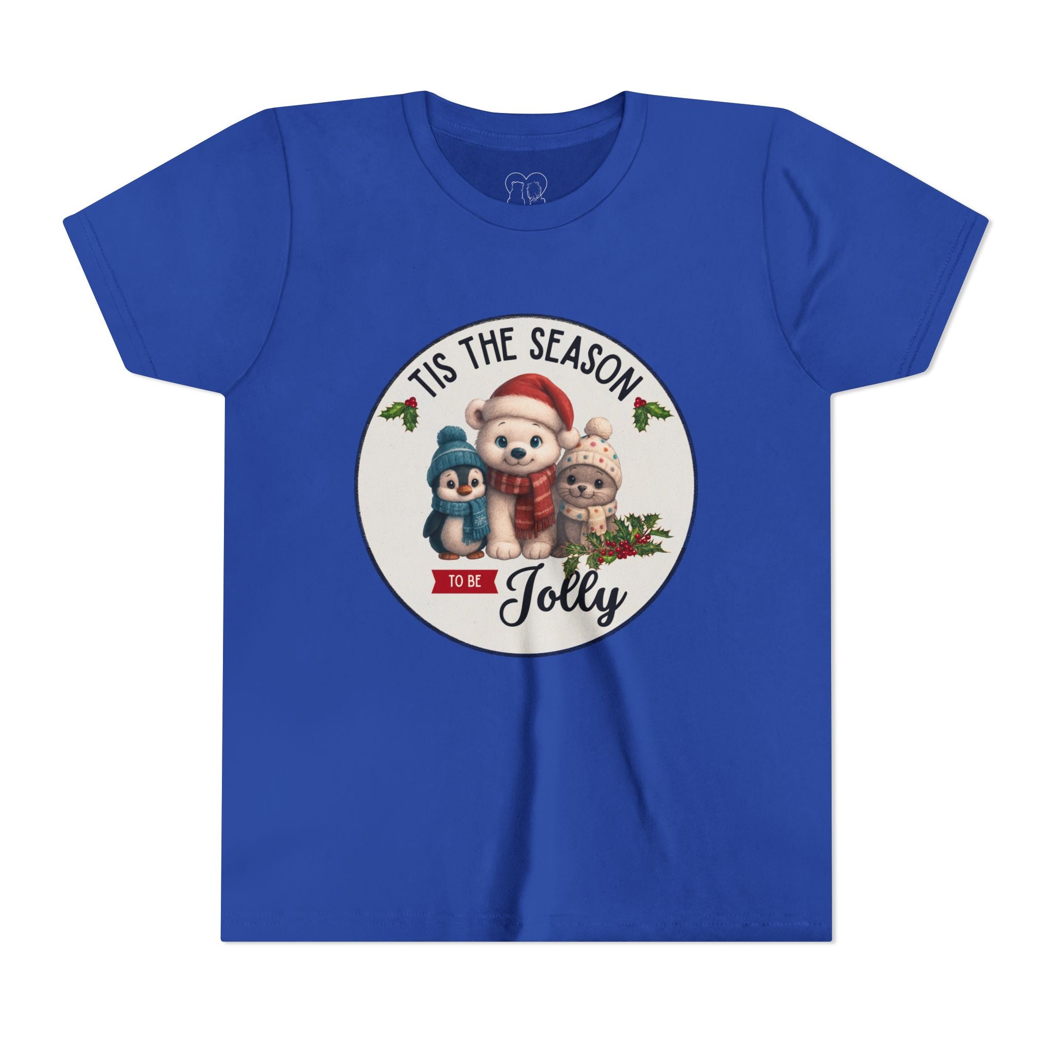 "Tis The Season to be Jolly" Kids Short Sleeve Tee