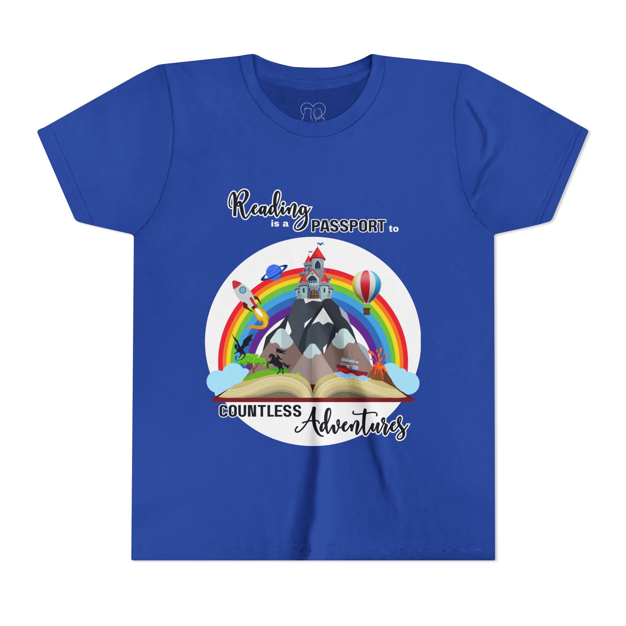 Kids "Reading is a Passport" Short Sleeve Tee