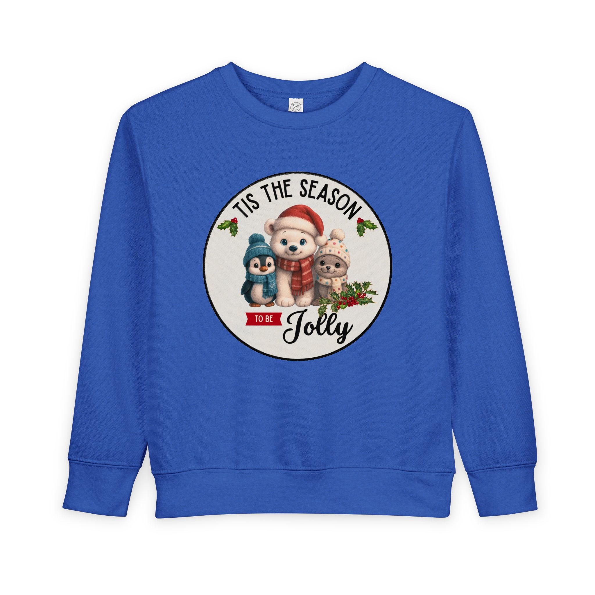 "Tis The Season to be Jolly" Toddler Cozy Sweatshirt