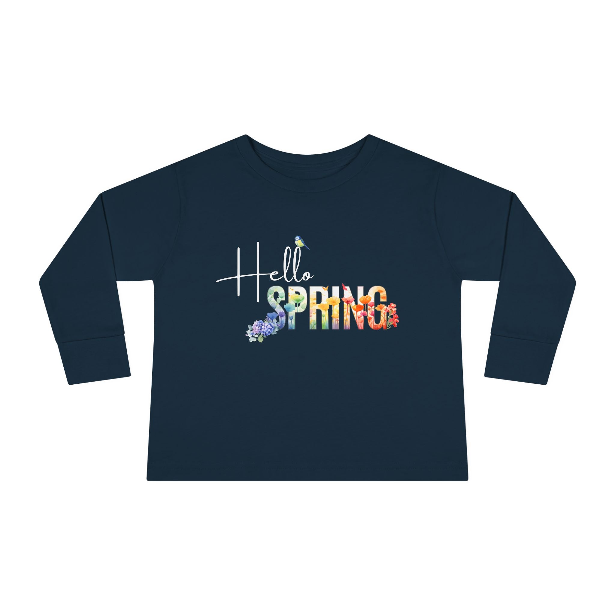 Toddler "Hello Spring" Long Sleeve Tee