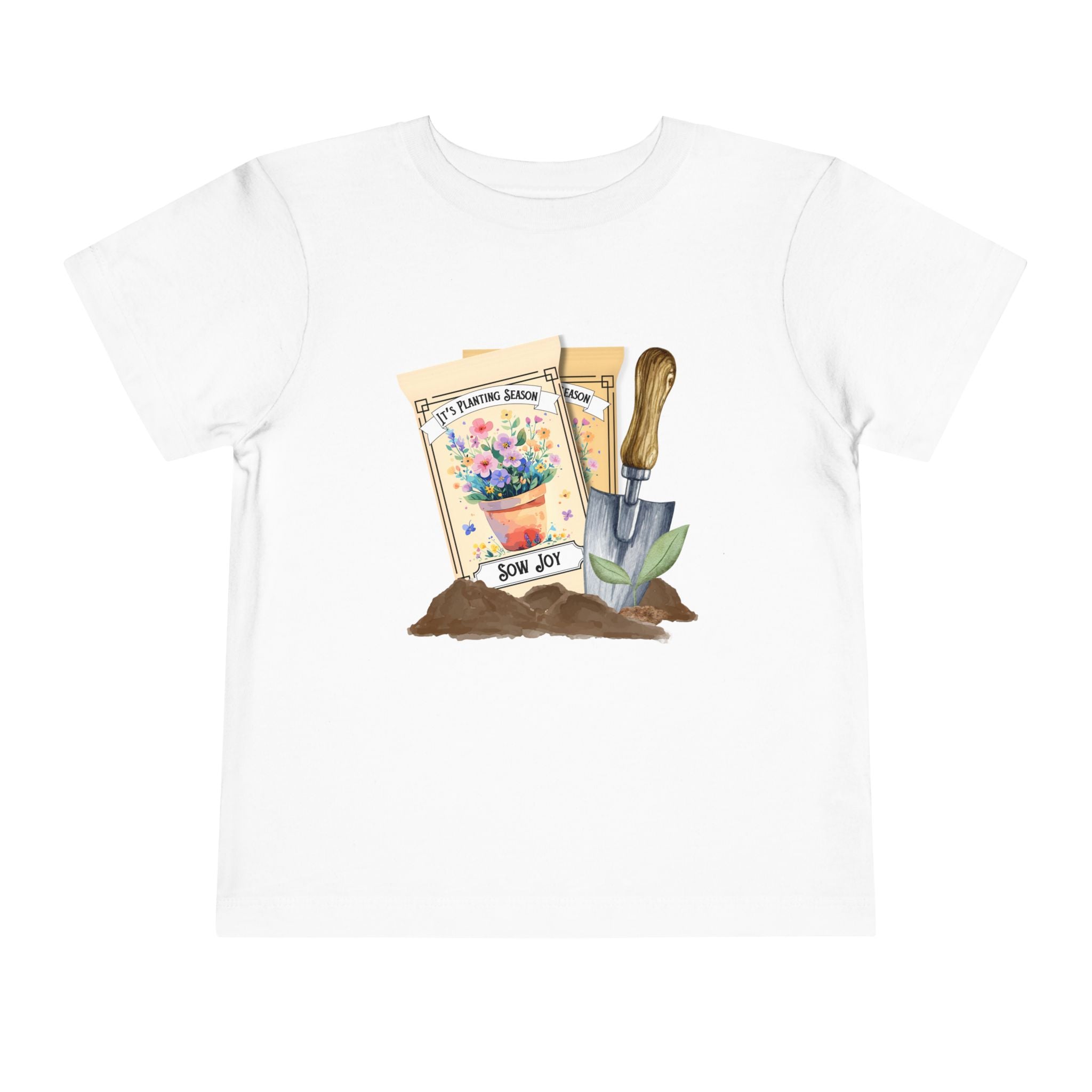 Toddler "Sow Joy" Seed Packet Short Sleeve Tee