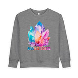 Toddler Sweatshirt — Colorful Crystal "Science Rocks" Kids Pullover