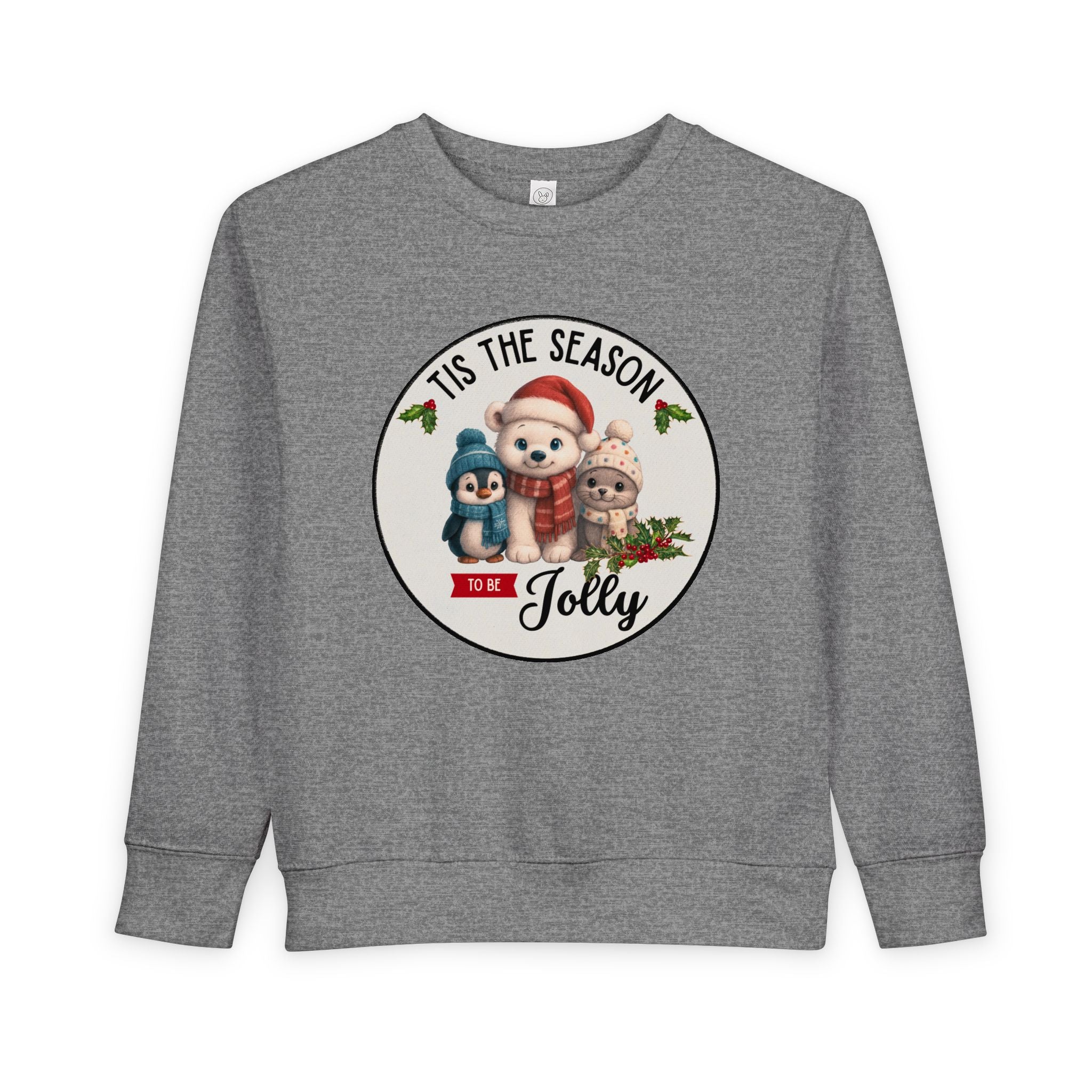 "Tis The Season to be Jolly" Toddler Cozy Sweatshirt