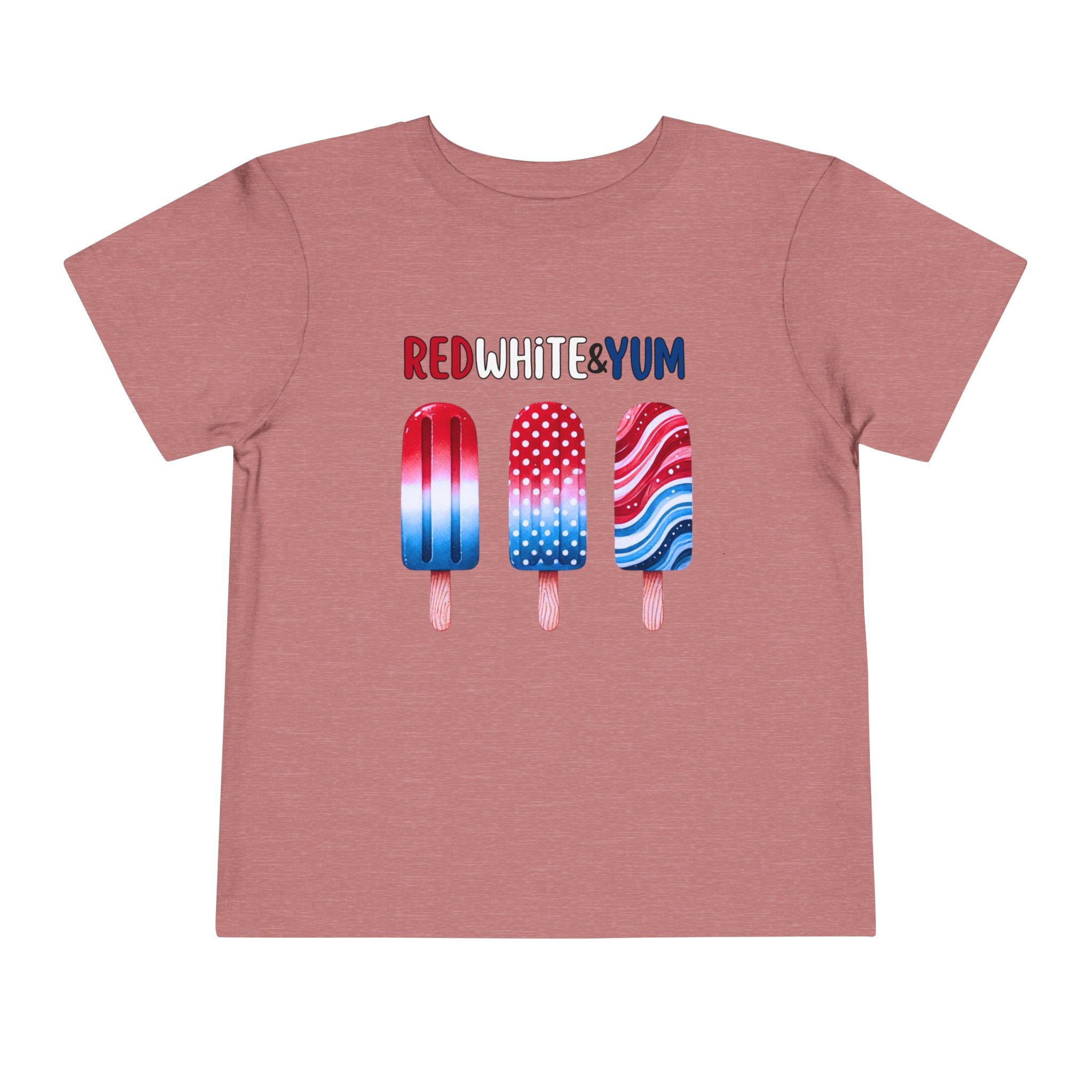 Toddler "Red White & Yum" Short Sleeve Tee