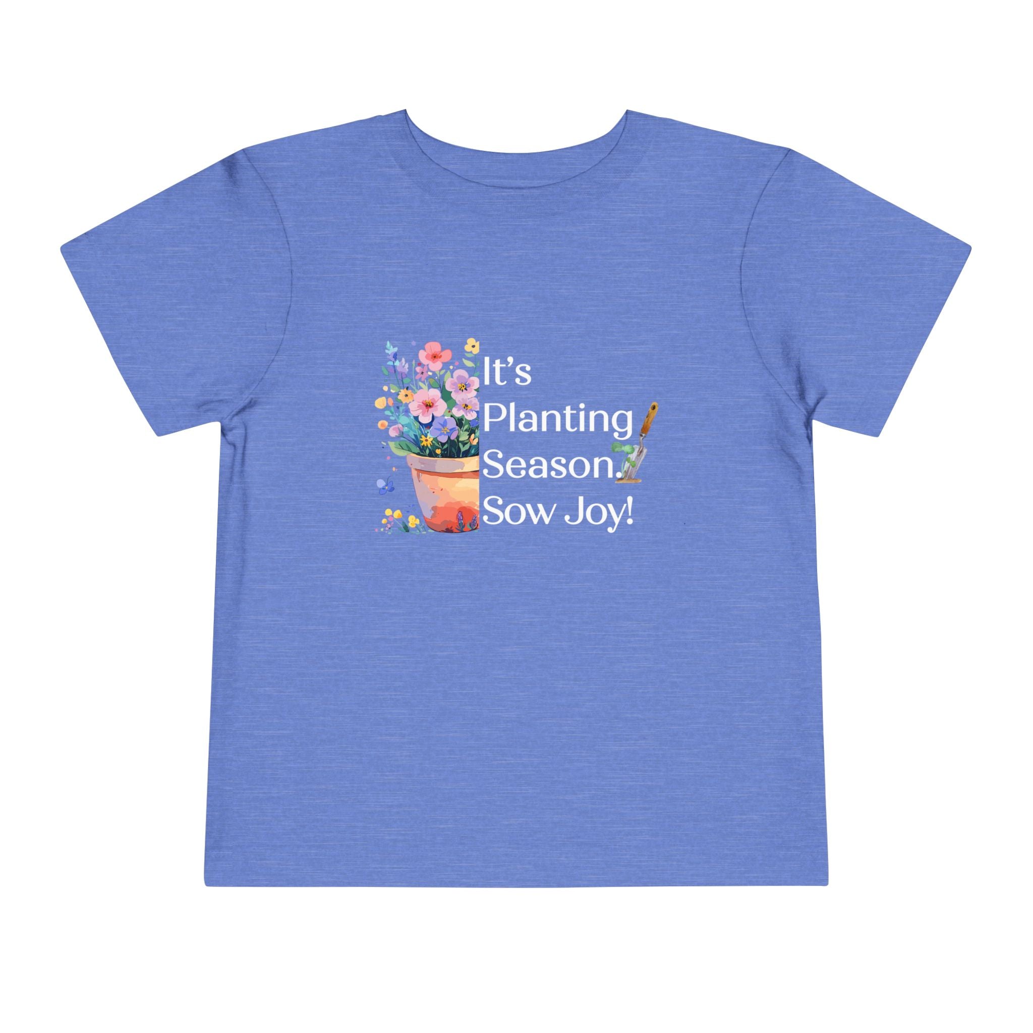 Toddler "Sow Joy" Flower Pot Short Sleeve Tee
