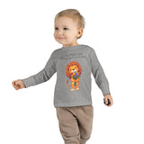 Toddler "Flowers are Happiness" LEO Long Sleeve Tee