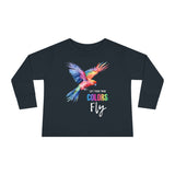 Toddler "True Colors" Long Sleeve Tee