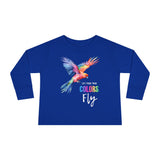 Toddler "True Colors" Long Sleeve Tee