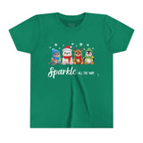 "Sparkle all the Way" Kids Short Sleeve Tee