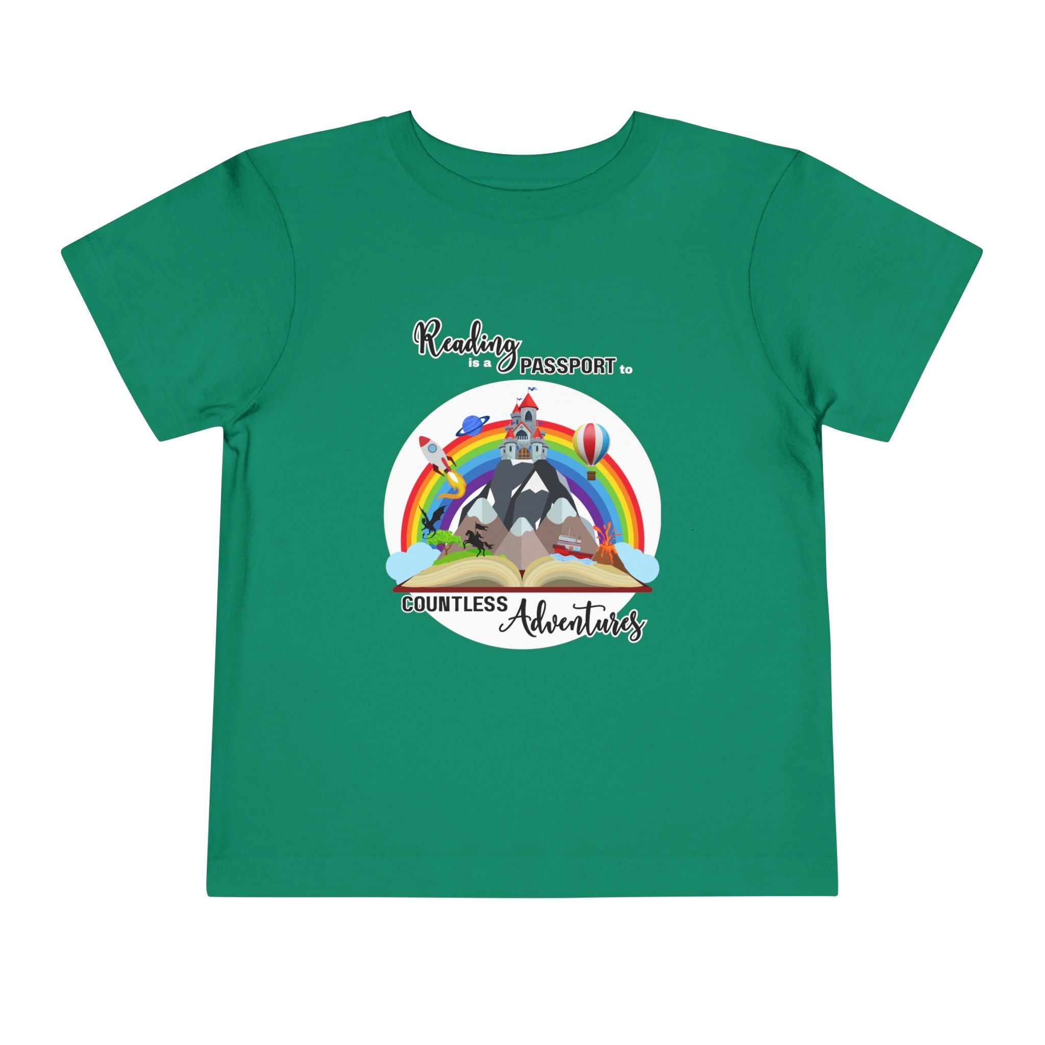 Toddler "Reading is a Passport" Short Sleeve Tee