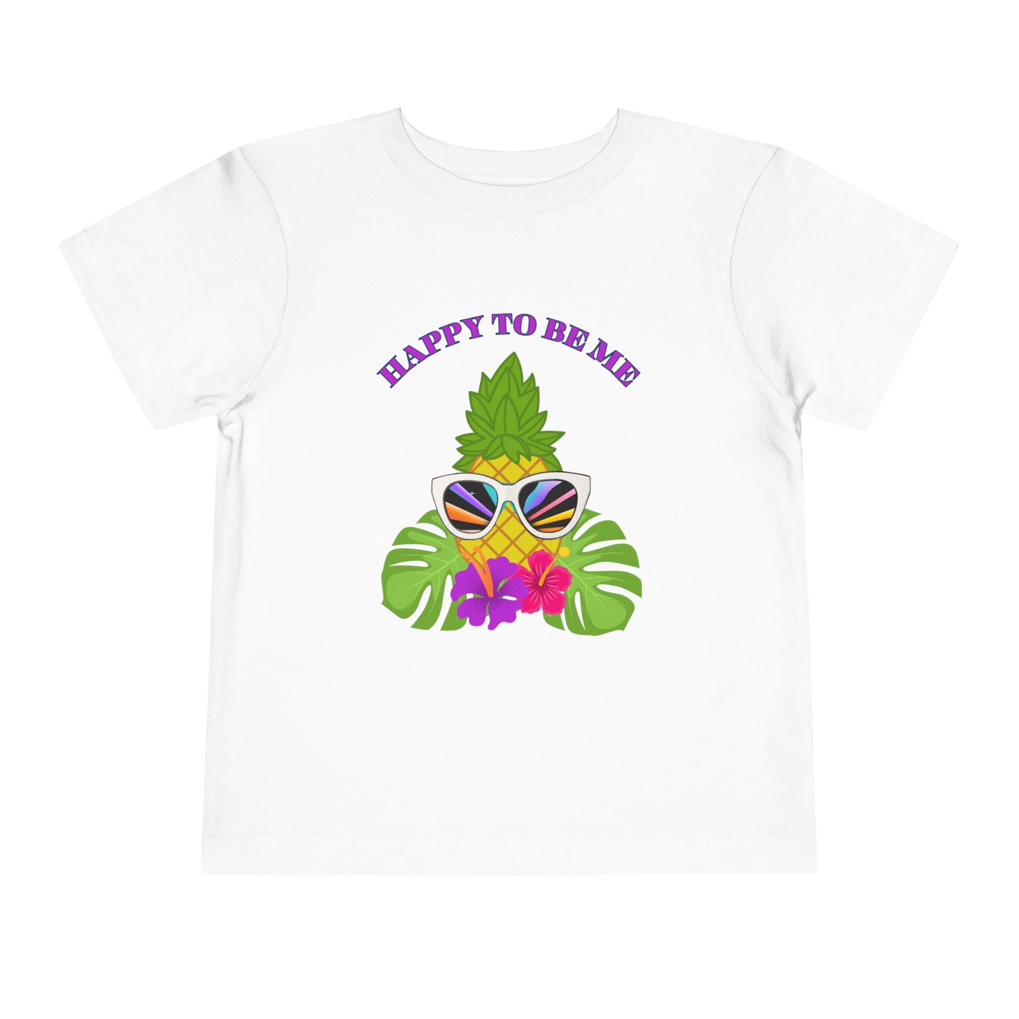 Toddler "Happy To Be Me" Short Sleeve Tee