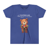 Kids "Flowers are Happiness" URSA Short Sleeve Tee