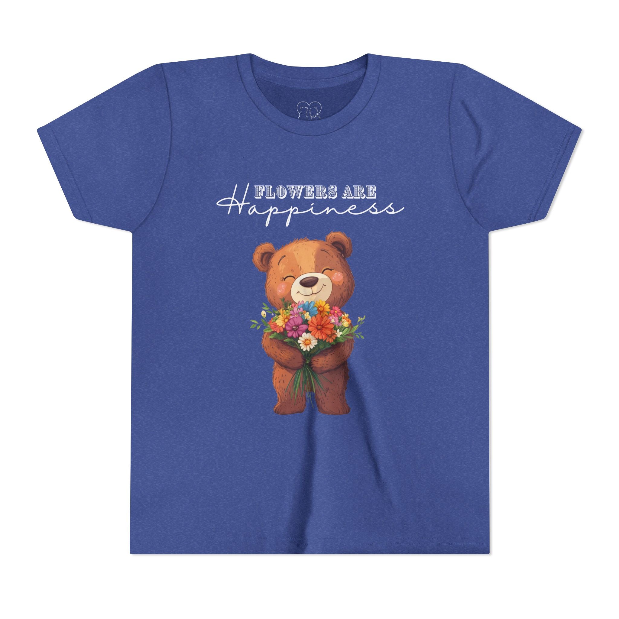 Kids "Flowers are Happiness" URSA Short Sleeve Tee