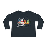 "Sparkle All The Way" Toddler Long Sleeve Shirt