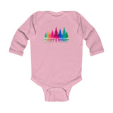 Bold "Merry & Bright" Baby Long Sleeve Bodysuit