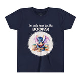 Kids "Here for the Books" Short Sleeve Tee