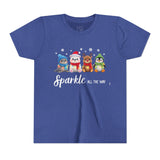"Sparkle all the Way" Kids Short Sleeve Tee