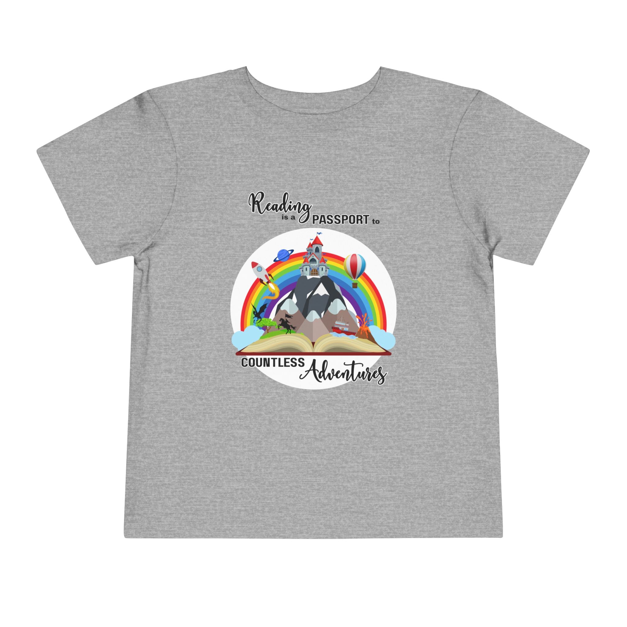 Toddler "Reading is a Passport" Short Sleeve Tee
